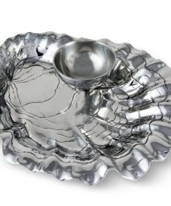 Arthur Court Oyster W/Pearl Chip & Dip