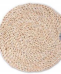 Arthur Court Sand Dollar Twisted Seagrass Placemats - Set Of 4 Plates