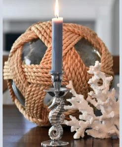 Arthur Court Sea Horse Candle Holder Candlesticks