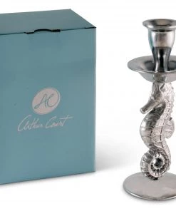 Arthur Court Sea Horse Candle Holder Candlesticks