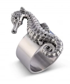 Arthur Court Sea Horse Napkin Rings - Set Of 4