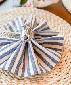 Arthur Court Sea Horse Napkin Rings - Set Of 4