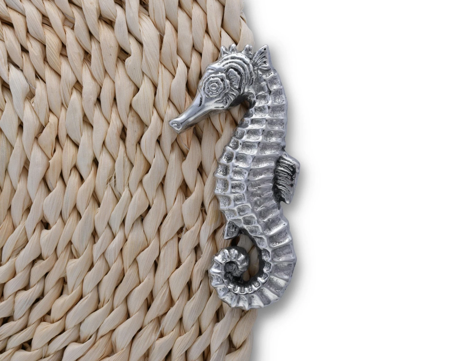 Arthur Court Sea Horse Twisted Seagrass Placemats - Set Of 4 Plates