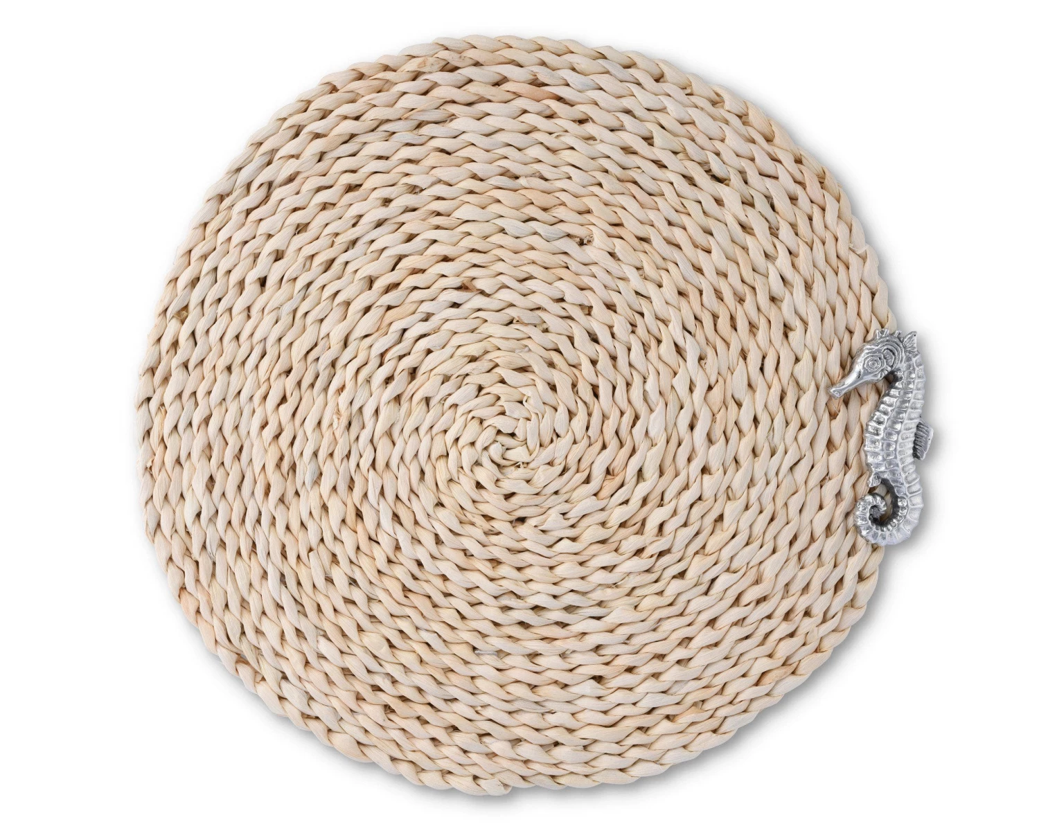 Arthur Court Sea Horse Twisted Seagrass Placemats - Set Of 4 Plates