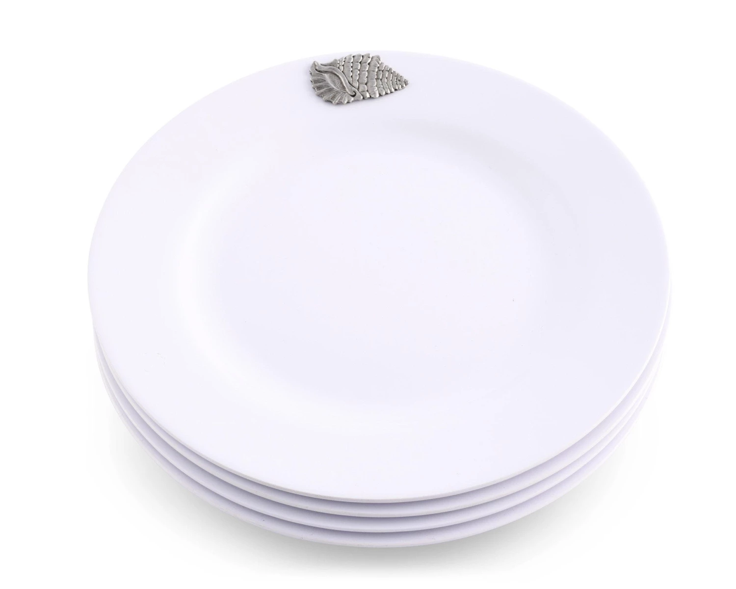 Arthur Court Sea Shell Melamine Lunch Plates - Set Of 4