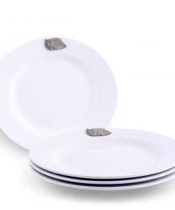 Arthur Court Sea Shell Melamine Lunch Plates - Set Of 4