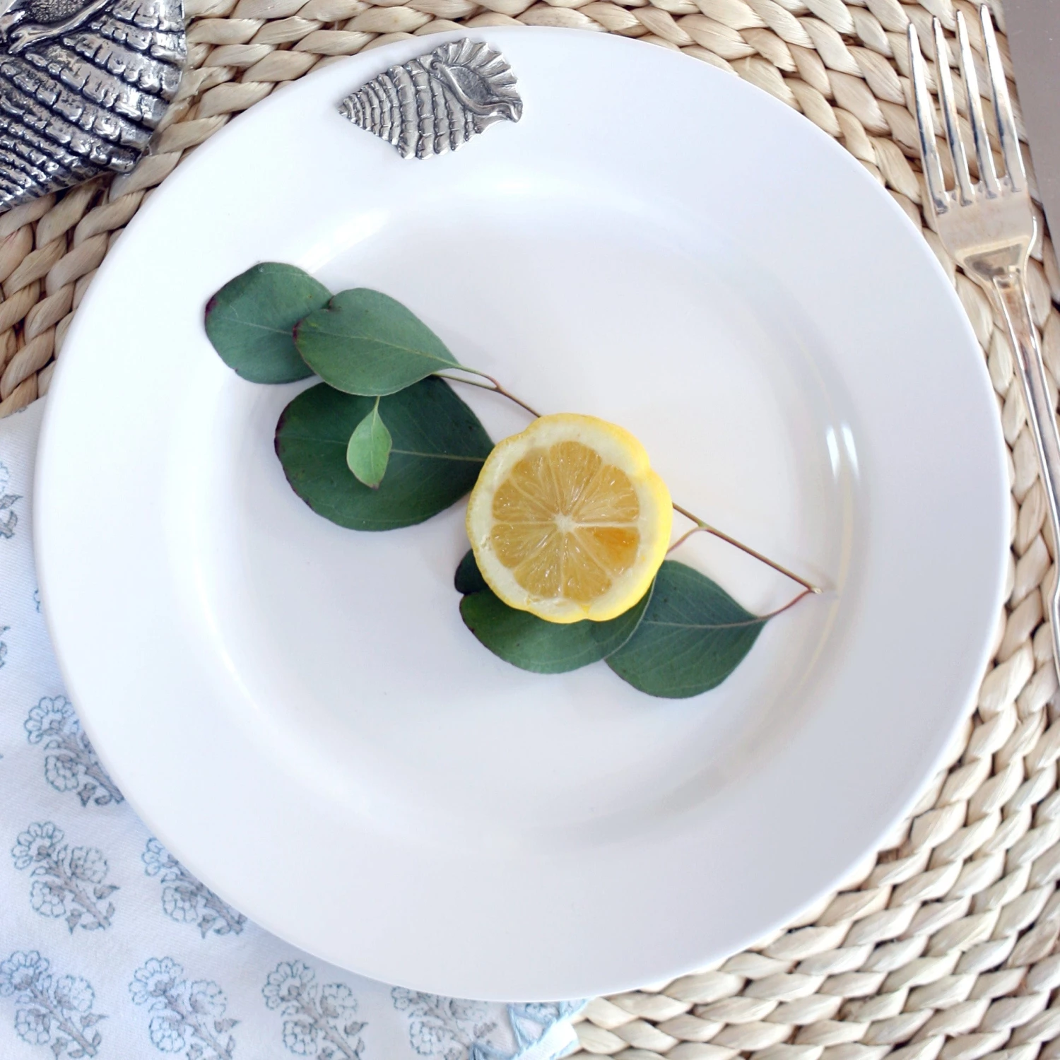 Arthur Court Sea Shell Melamine Lunch Plates - Set Of 4