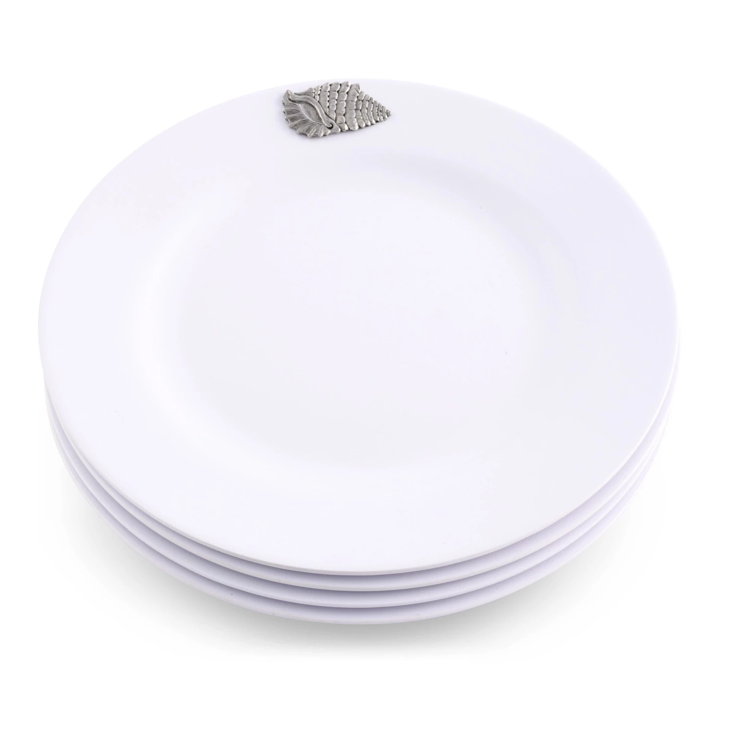 Arthur Court Sea Shell Melamine Lunch Plates - Set Of 4