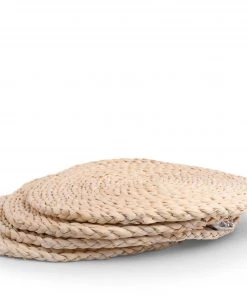 Arthur Court Sea Shell Twisted Seagrass Placemats - Set Of 4