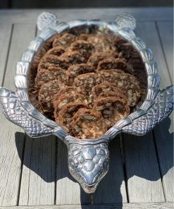 Arthur Court Serving Bowls Sea Turtle Oval Bowl