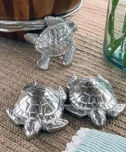 Arthur Court Sea Turtle Salt And Pepper Set Salt & Pepper Sets