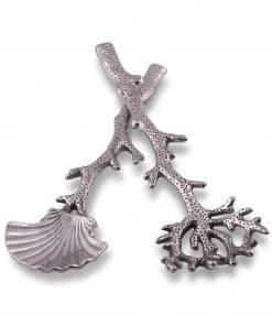 Arthur Court Salad Serving Sets Shell And Sea Life Serving Set