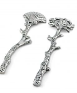 Arthur Court Salad Serving Sets Shell And Sea Life Serving Set