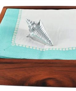 Arthur Court Shell Napkin Weight Napkin Holders