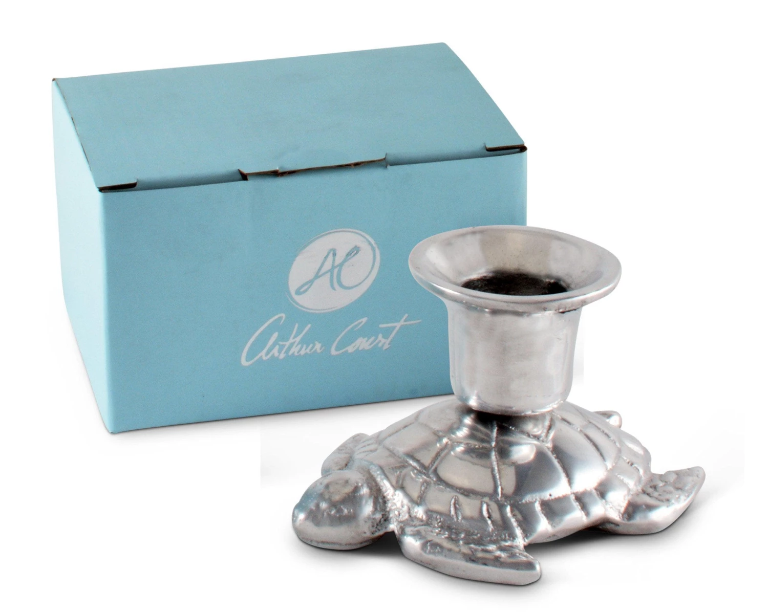 Arthur Court Turtle Candle Holders