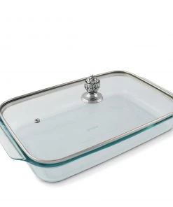 Arthur Court Classic Lid With Pyrex 3 Quart Baking Dish Western