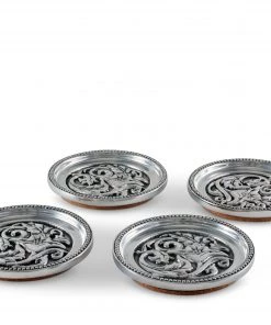 Arthur Court Concho Western Drink Coaster Set Of 4