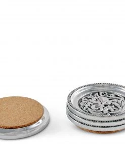 Arthur Court Concho Western Drink Coaster Set Of 4