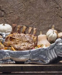 Arthur Court Western Cow Carving Serving Tray