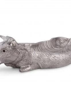 Arthur Court Western Cow Carving Serving Tray