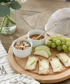 Arthur Court Cow Head 3 Piece Picnic Cheese Board / Spreader