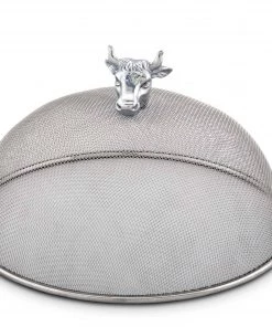 Arthur Court Cow Head Stainless Mesh Picnic Cover