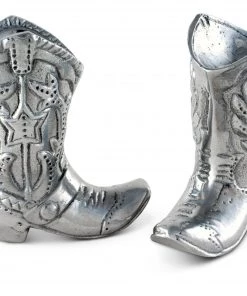 Arthur Court Cowboy Boot Salt And Pepper Set Western