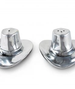 Arthur Court Cowboy Hat Salt And Pepper Set Western