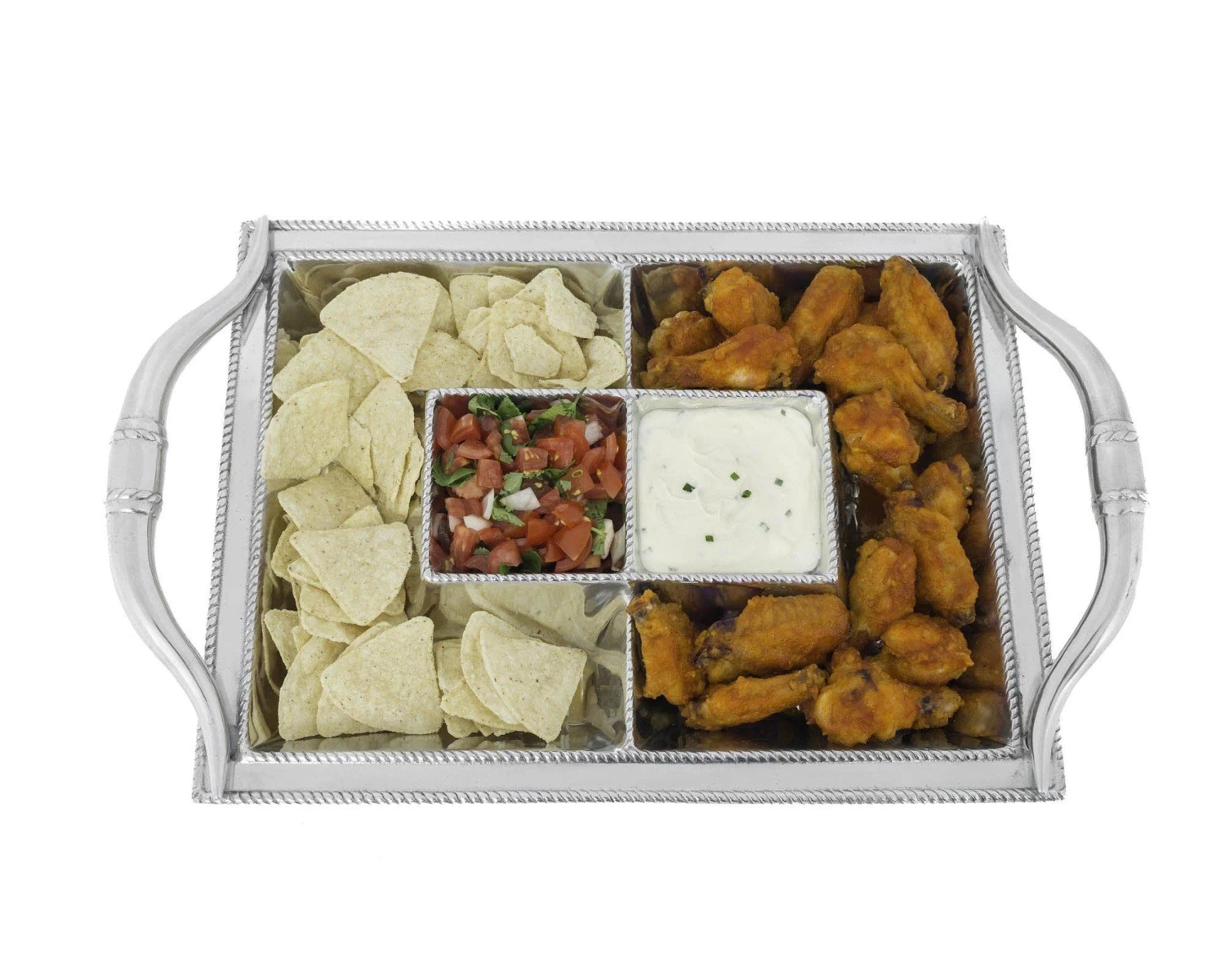 Arthur Court Longhorn Entertainment Tray Western