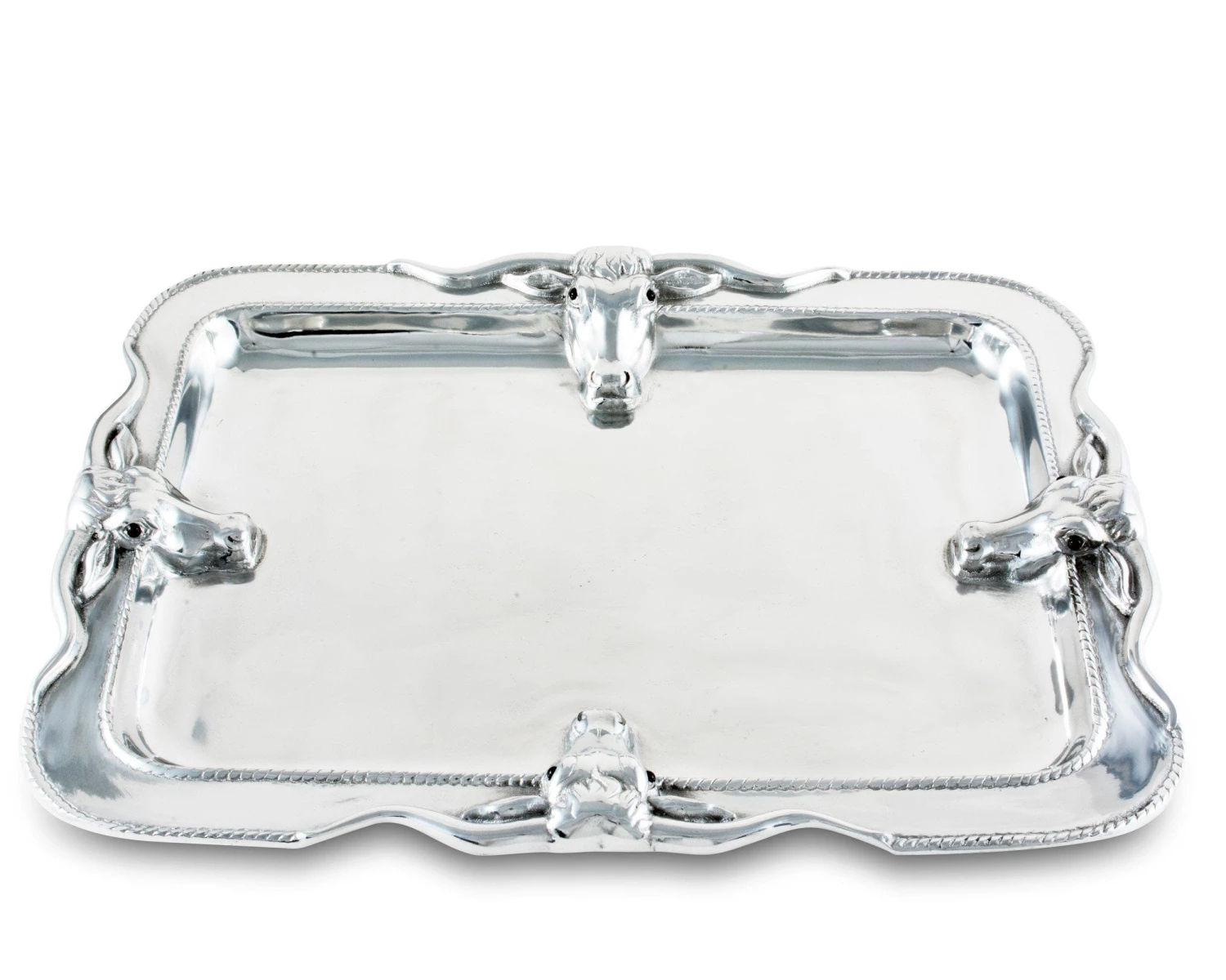 Arthur Court Longhorn Platter Large Western