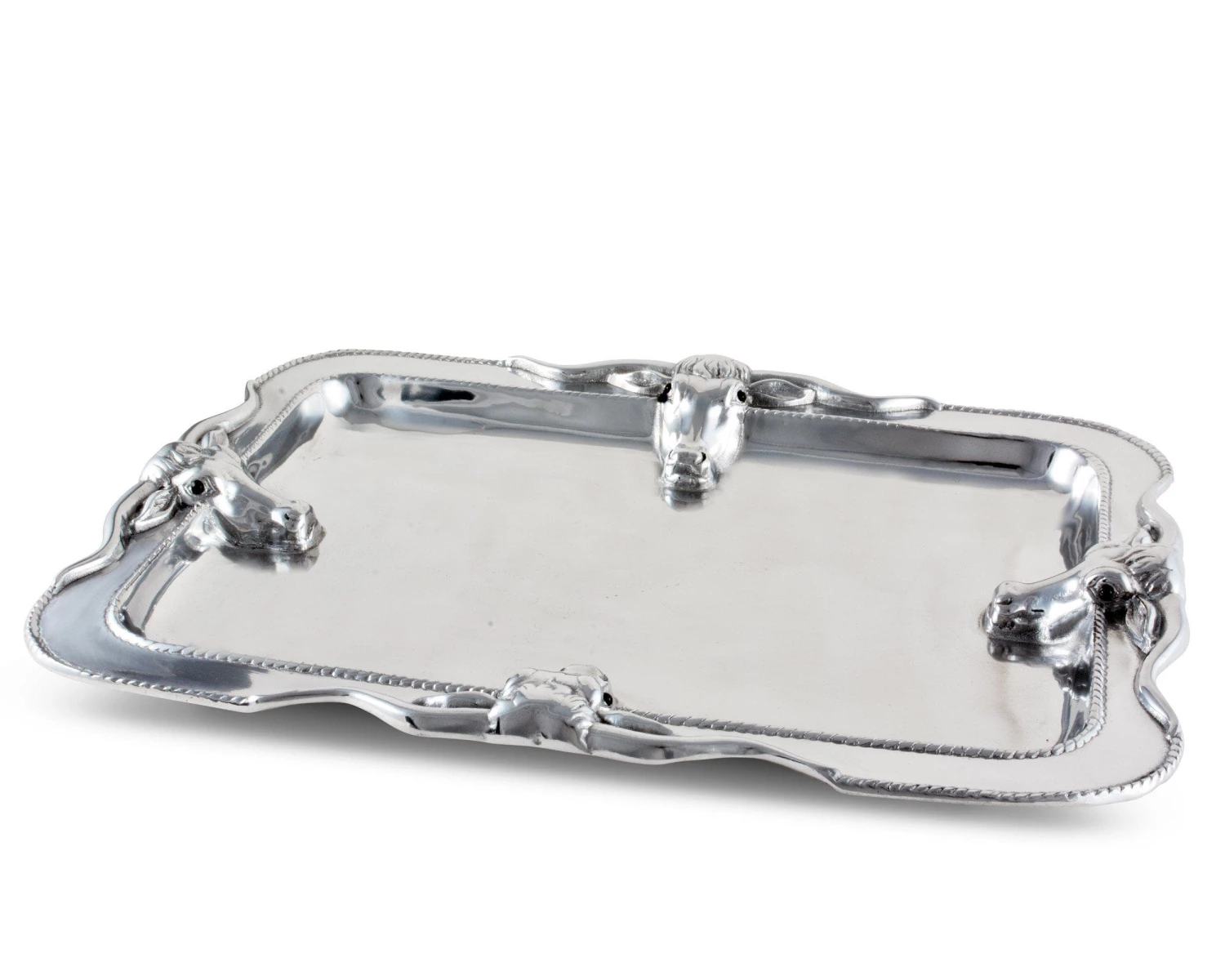 Arthur Court Longhorn Platter Large Western