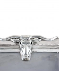 Arthur Court Longhorn Platter Large Western