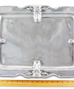 Arthur Court Longhorn Platter Large Western