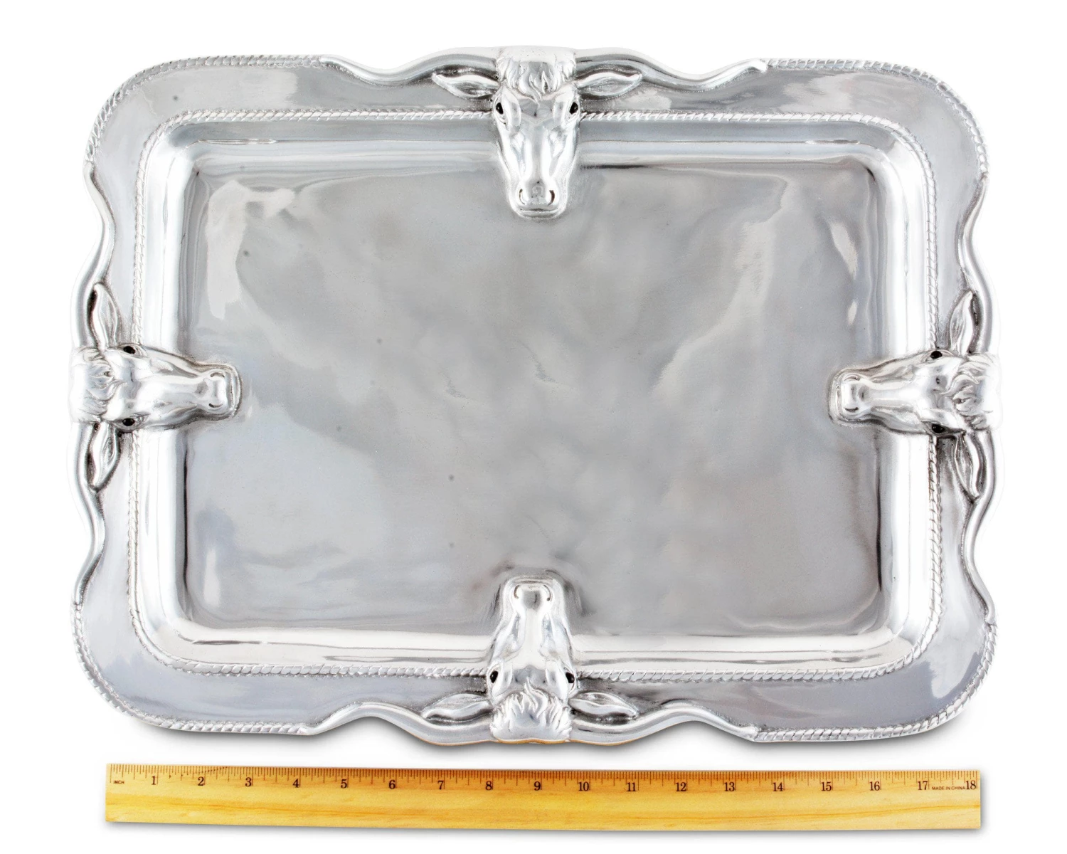 Arthur Court Longhorn Platter Large Western