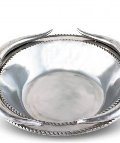 Arthur Court Western Longhorn Salad Bowl 12