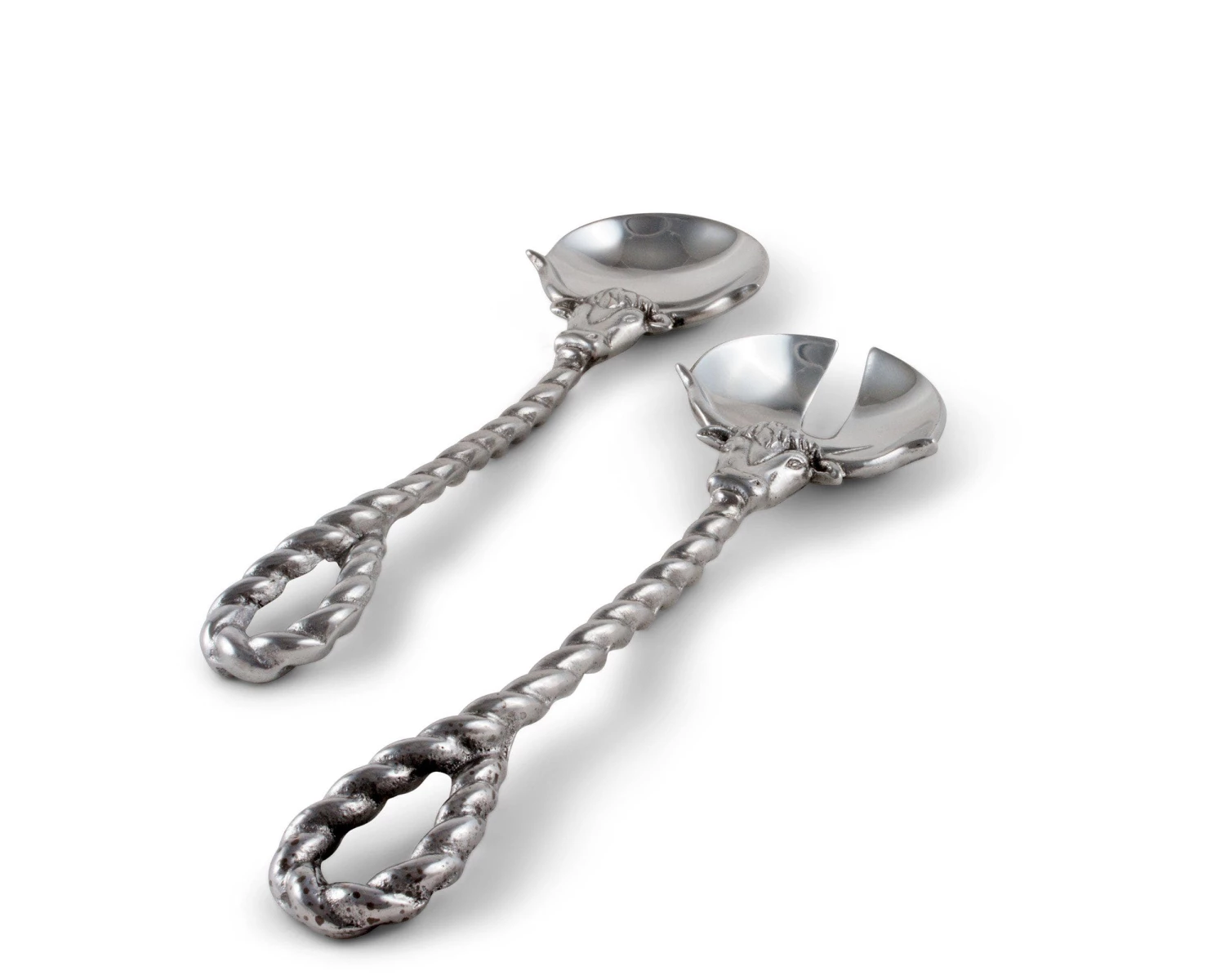 Arthur Court Western Longhorn Serving Set