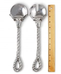 Arthur Court Western Longhorn Serving Set