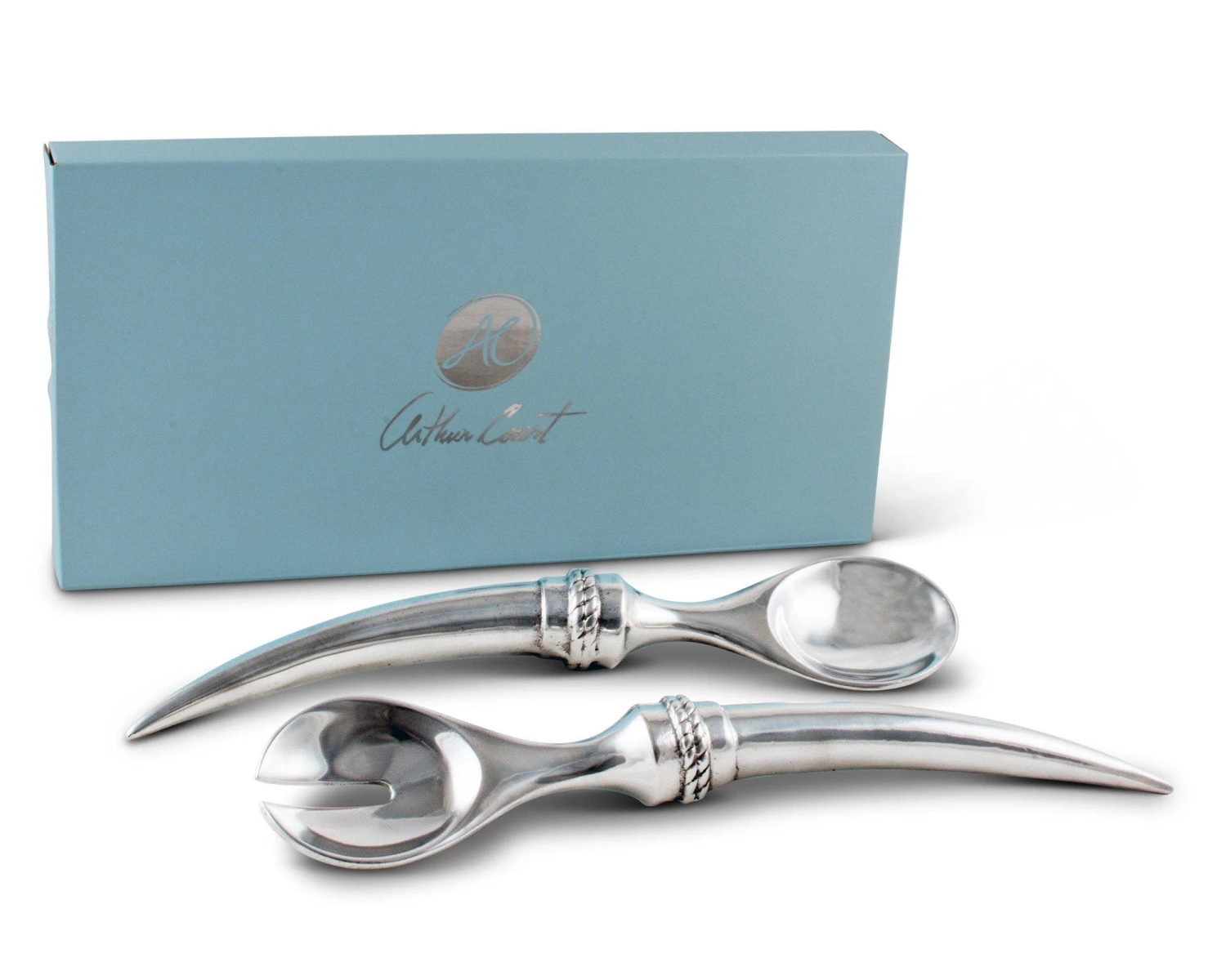 Arthur Court Longhorn Serving Set Western