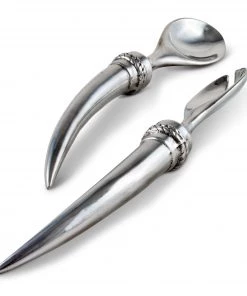 Arthur Court Longhorn Serving Set Western