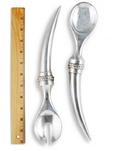 Arthur Court Longhorn Serving Set Western