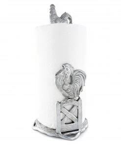 Arthur Court Western Rooster Paper Towel Holder