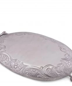 Arthur Court Western Leather Serving Tray