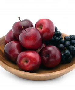 Arthur Court Calabash Round Acacia Wood Salad Bowl