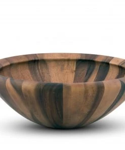 Arthur Court Salinas Style Wooden Acacia Salad Bowl Large Salad Bowls